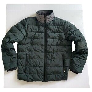 Weatherproof Men's Lightweight Puffer Jacket Insulated Hoodless Jade Green XL